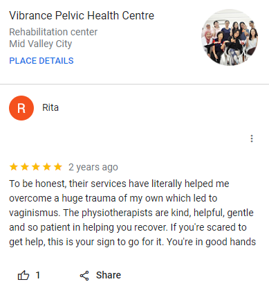 Vaginismus Review - Rita